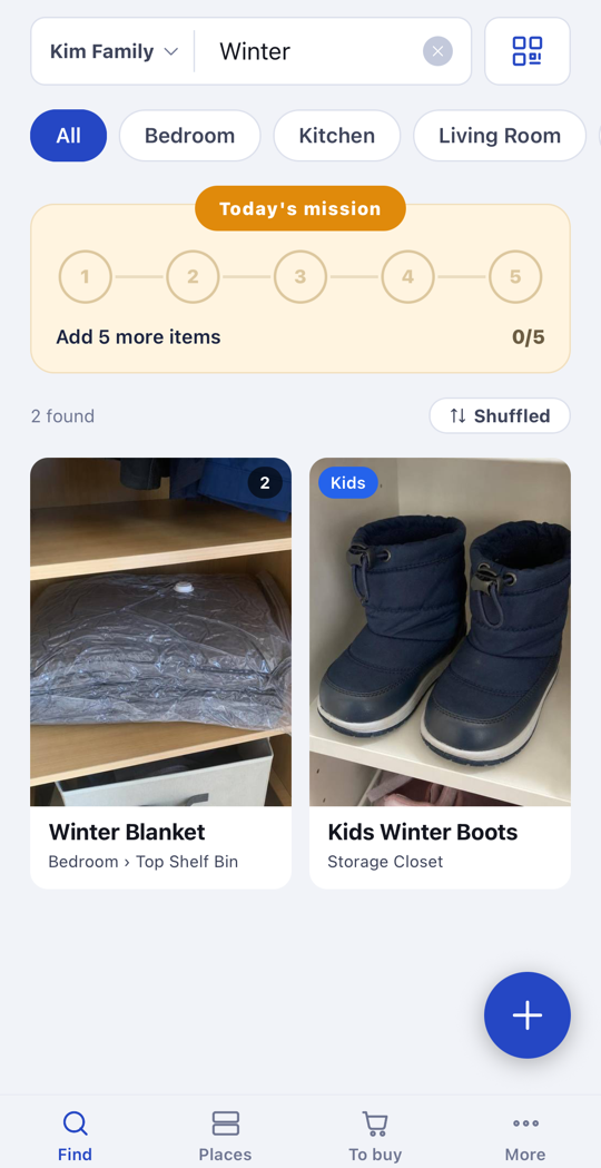Stow search results for “winter”: Winter Blanket in Bedroom › Top Shelf Bin